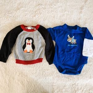 Bundle of baby boy 6 month winter/Christmas outfit